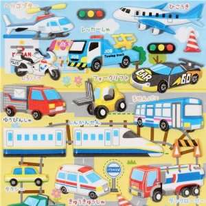    vehicles Japanese sticker cars train plane truck Toys & Games