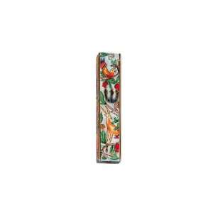  Yair Emanuel Mezuzah with a Deer and a Bird in Painted 