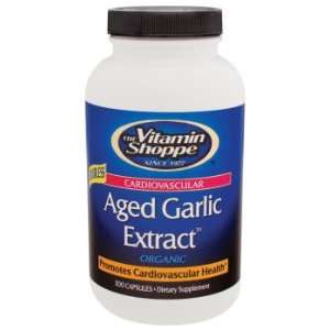  Vitamin Shoppe   Aged Garlic Extract, 600 mg, 300 capsules 