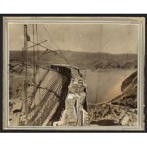  St Francis dam,construction,Los Angeles,CA,1924