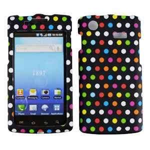 with Green Blue Pink Multi Color Polka Dot Design Rubberized Snap 