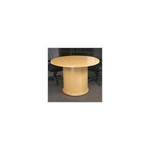   Round Conference Table with Cylinder Base: Office Products