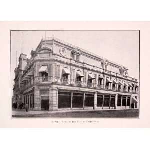  1911 Halftone Print Mineral Bank City Chihuahua Mexico 