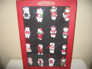 15 Years Santabear Ornament Box Set 1999 Dayton/Hudson  