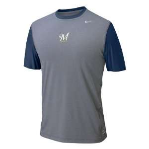  Milwaukee Brewers Nike Dri FIT On Field Authentic Collection Pro 