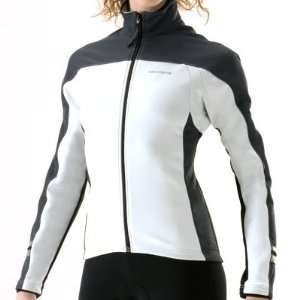 Giordana 2008/09 Womens Forma Cycling Jacket   White w/Gray Accents 