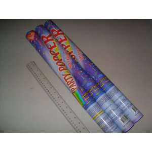   Spring Loaded Confetti Party Poppers, shoots approx. 60 feet in the