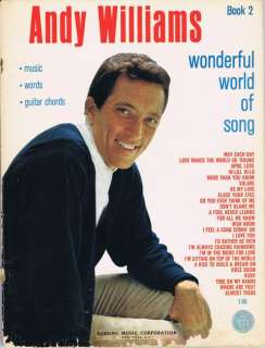 Andy Williams Wonderful World of Song, Bk 2, 1965  