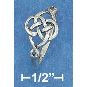  STERLING SILVER CELTIC FIGURE EIGHT KNOTS RING: Jewelry