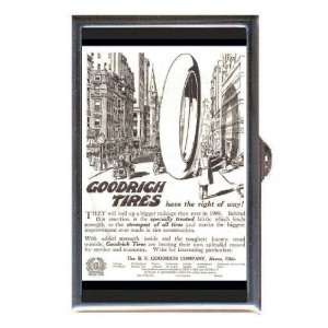 Goodrich Tires 1909 Car Ad Coin, Mint or Pill Box: Made in USA!