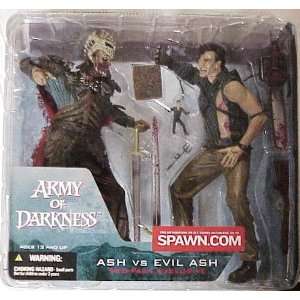  Spawn Army of Darkness Ash vs Evil Ash Two Pack Exclusive 