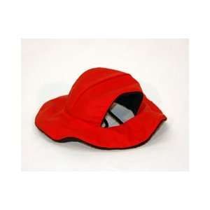  Sun and Rain Blocking Neoprene Dog Hat (Red, Size Tea Cup 