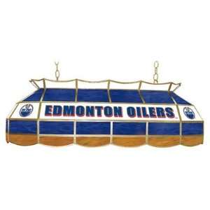  NHL Edmonton Oilers 40 Stained Glass Lighting Fixture 