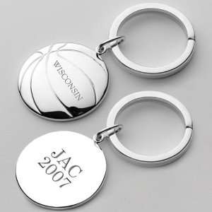  University of Wisconsin Basketball Sports Key Ring Sports 