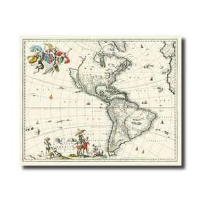 Map Of America Giclee Print 