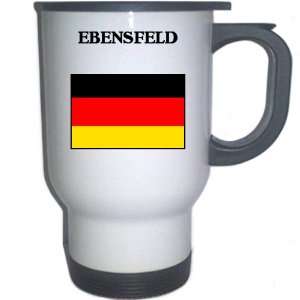 Germany   EBENSFELD White Stainless Steel Mug
