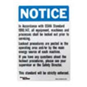    467A Master Lock Safety Series Lockout Signs: Everything Else