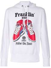 FRANKLIN & MARSHALL   printed hooded top
