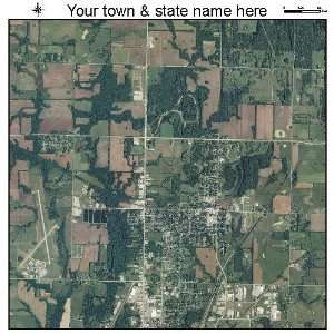   Aerial Photography Map of Frontenac, Kansas 2010 KS 