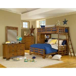  American Woodcrafters Heartland Collection Bunk Loft 
