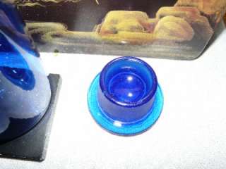 Antique Cobalt Blue Glass Apothecary Jar  