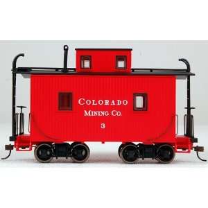  On30 Spectrum Caboose/Lighted, CO Mining Toys & Games
