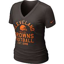 Womens Browns Shirts   Cleveland Browns Nike Tops & T Shirts for 
