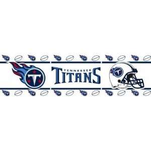 Tennessee Titans 1 Roll 15ft Wall Paper Border