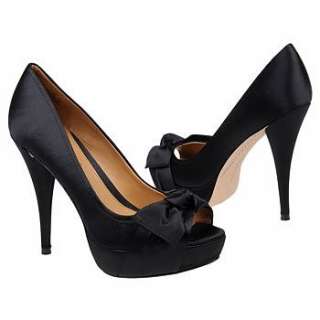 Womens Boutique 9 Gia 2 Black Satin Shoes 