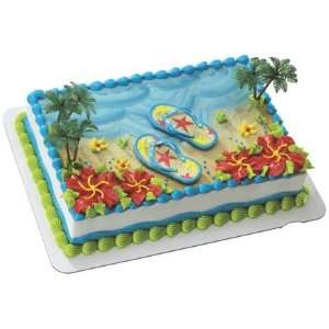 Summer Flip Flop Party Cake Topper