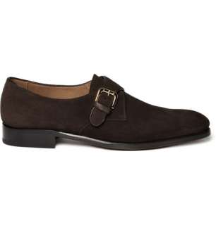 Ralph Lauren Shoes & Accessories Suede Monk Strap Shoes  MR PORTER