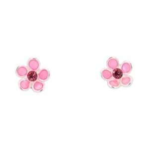   for Children in Sterling Silver with Pink Swarovski Crystals, #7579