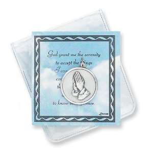  Serenity Prayer Devotional Pocket Medal Jewelry