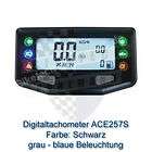 Digital Tacho ACE 257S Schwarz Tankanzeige Acewell