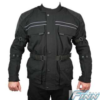 Mens Black All Season Cordura Touring BMW Commuter Scooter Motorcycle 