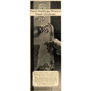  1927 Ad P & F Corbin American Hardware Corporation Door 