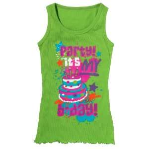   Cheers 4 Girls Birthday Party Tank Top, Size 12/14: Home & Kitchen