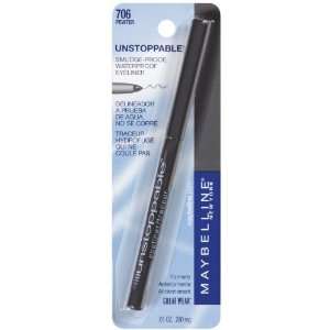 Maybelline New York Unstoppable Eyeliner Carded, Pewter, 0.01 Ounce, 2 