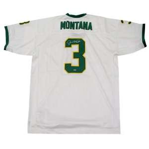 Signed Joe Montana Uniform   White Adidas Notre Dame:  