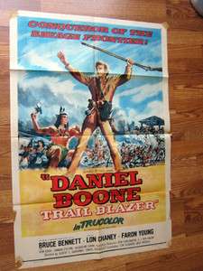 DANIEL BOONE TRAIL BLAZER Bruce Bennett Faron Young western movie 