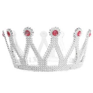 Royal Silver King Crown ~ Halloween King Costume Accessories (STC12033 