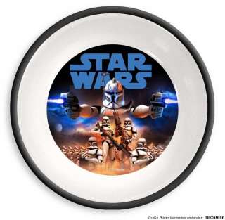 Total angesagtes Star Wars Kinder 3 teiliges Melamin Geschirr Set 