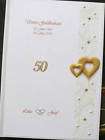 Gästebuch goldene Hochzeit Goldhochzeit gold Geschenk, Gästebuch 