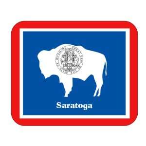  US State Flag   Saratoga, Wyoming (WY) Mouse Pad 