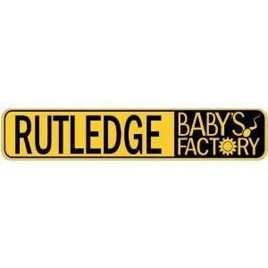   RUTLEDGE BABY FACTORY  STREET SIGN