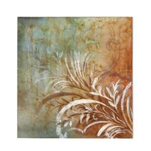  Earthy Paisley & Leaf Brushstroke Wall Art Panels 15 Home & Kitchen