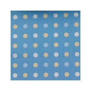 Swiss Dot Blue yellow 41917 542 by Duralee