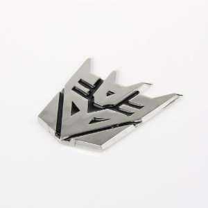  Transformers Decepticon 3D Chrome Car Auto Badge Emblem 
