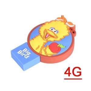  4 GB Sesame Street Big Bird USB 2.0 Flash Drives U Disk 