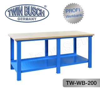 Werkbank 2 m von Twin Busch GmbH Germany   GARAGE EQUIPMENT